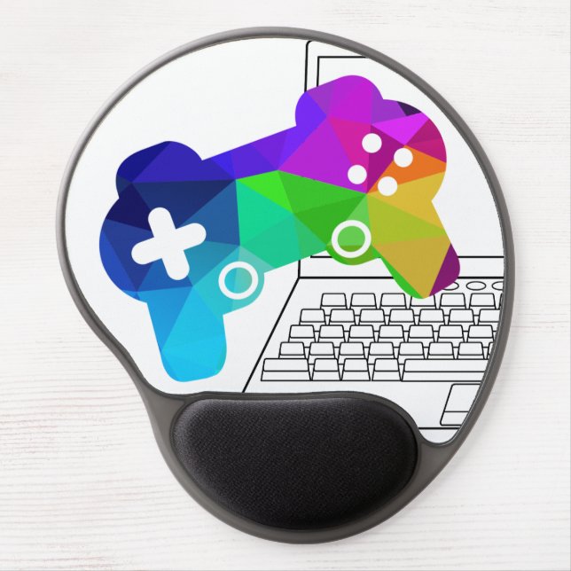 Mouse Pad with Gel wrist support (Front)