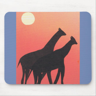 Mouse Pad with Giraffe Design
