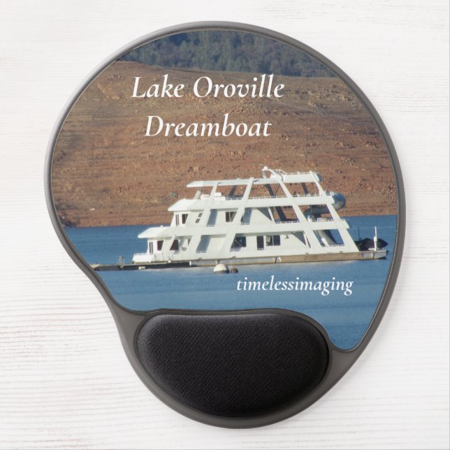 Mouse Pad with photo of Oro. Lake Dream Boat (Front)