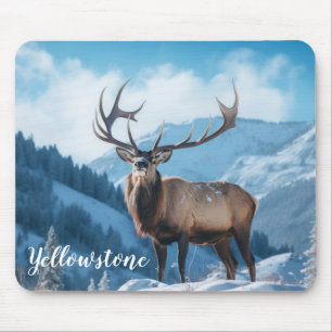 Mouse Pad-Yellowstone Elk Mouse Pad
