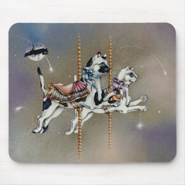 Mouse pads - Carousel Cats SQ (Front)