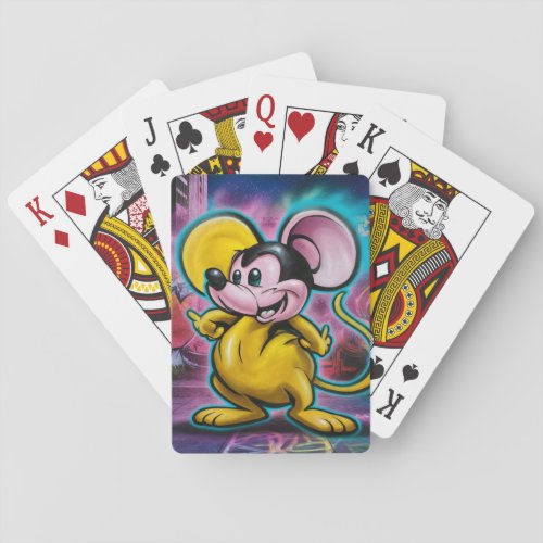 mouse playing cards