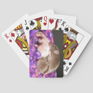 Mouse Playing Cards: 3 Baby Mice Poker Cards