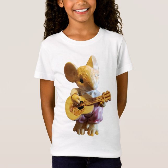 Mouse Playing Guitar T-Shirt (Front)
