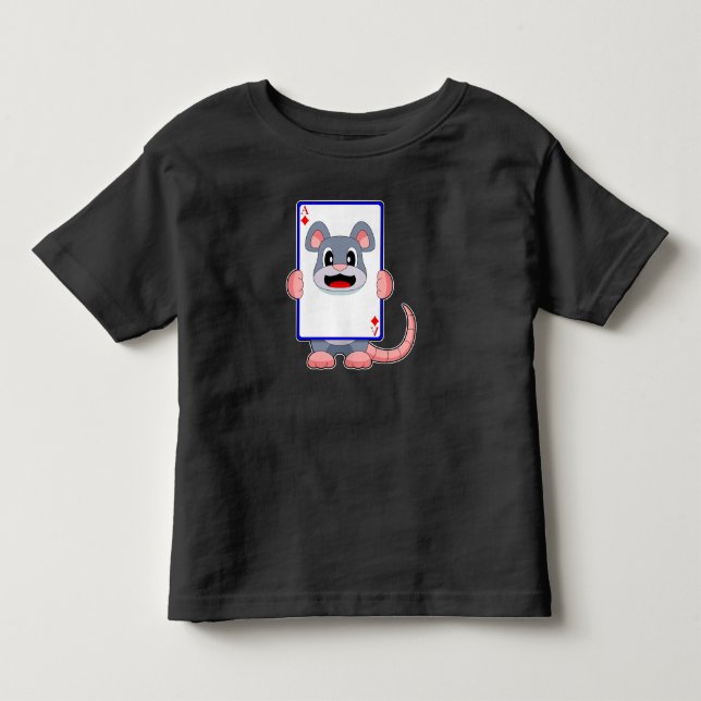 Mouse Poker Poker cards Toddler T-shirt (Front)