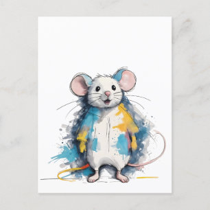 mouse postcard