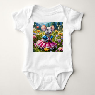 Mouse Princess Baby Bodysuit