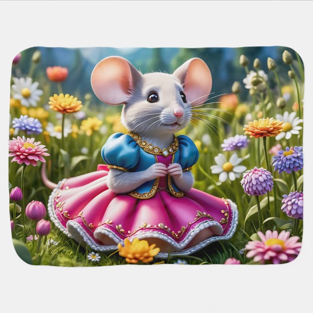 Mouse Princess Blanket (Horizontal)