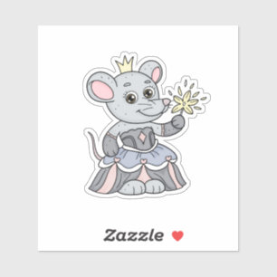 Mouse Princess Sticker