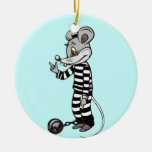 Mouse Prisoner Ceramic Ornament at Zazzle