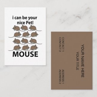 Mouse Rat Animal I Can Be Your Nice Pet Mouse