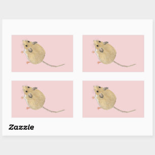 Mouse Rectangular Sticker