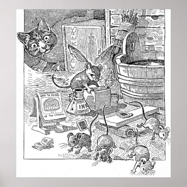 Mouse school poster (Front)