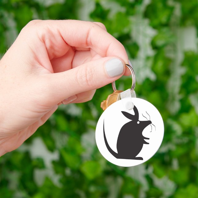 Mouse Silhouette Keychain (Creator Uploaded)