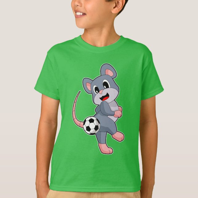 Mouse Soccer player Soccer T-Shirt (Front)