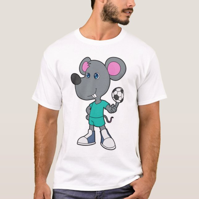 Mouse Soccer player Soccer T-Shirt (Front)