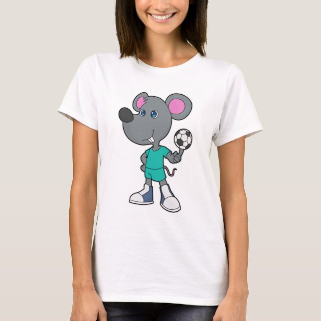 Mouse Soccer player Soccer T-Shirt (Front)