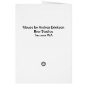 Mouse, Sumi-e Cards (Back)