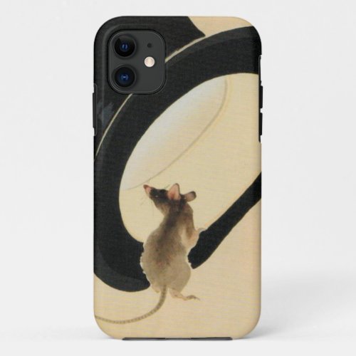 Mouse Top Hat Chinese Rat Year Zodiac Birthday iPC iPhone 11 Case