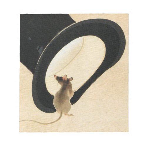 Mouse Top Hat Chinese Rat Year Zodiac Birthday NP Notepad