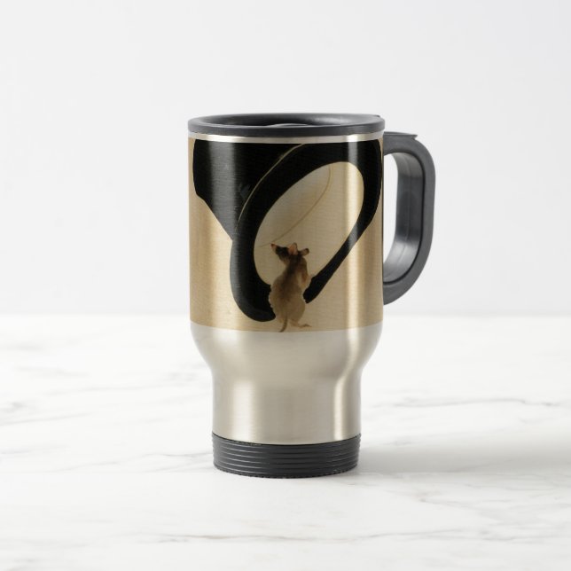 Mouse Top Hat Chinese Rat Year Zodiac Birthday TMg Travel Mug (Front Right)