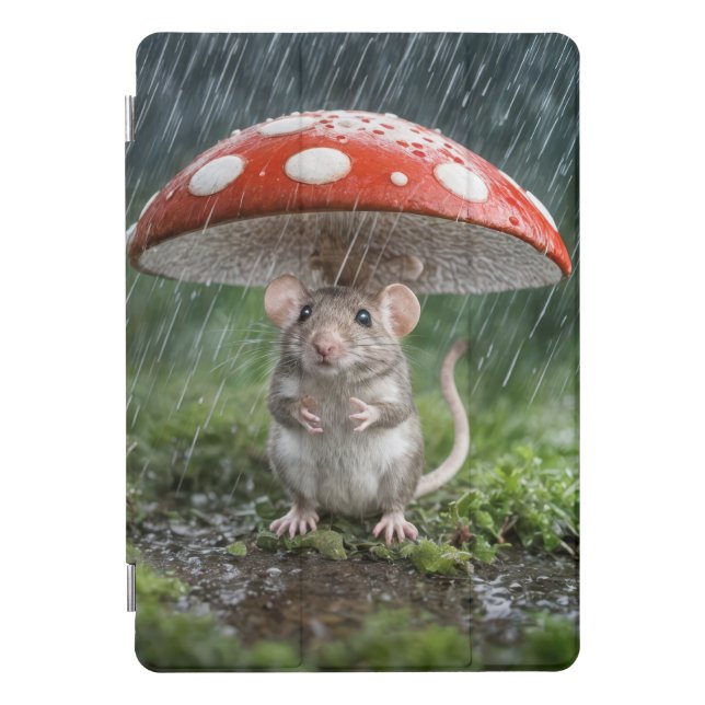 Mouse Under a Mushroom iPad Pro Cover (Front)