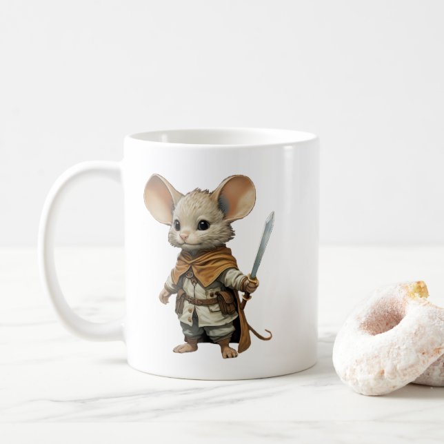 Mouse Warrior  Coffee Mug (With Donut)