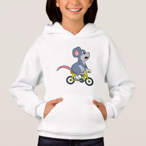Mouse with Bicycle Hoodie
