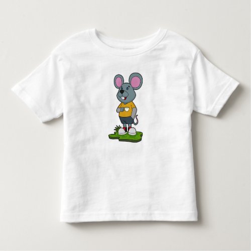Mouse with Coffee cup Toddler T_shirt