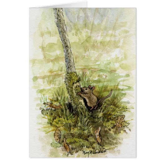 Mouse with Moss Cards (Front)