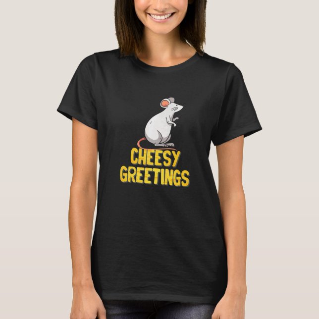 Mouse  Women Little Mouse Coward Men Kids Mice Rat T-Shirt (Front)