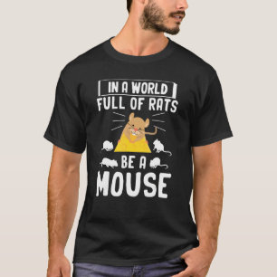 Mouse  Women Men Kids Mice Rat Little Mouse Coward T-Shirt