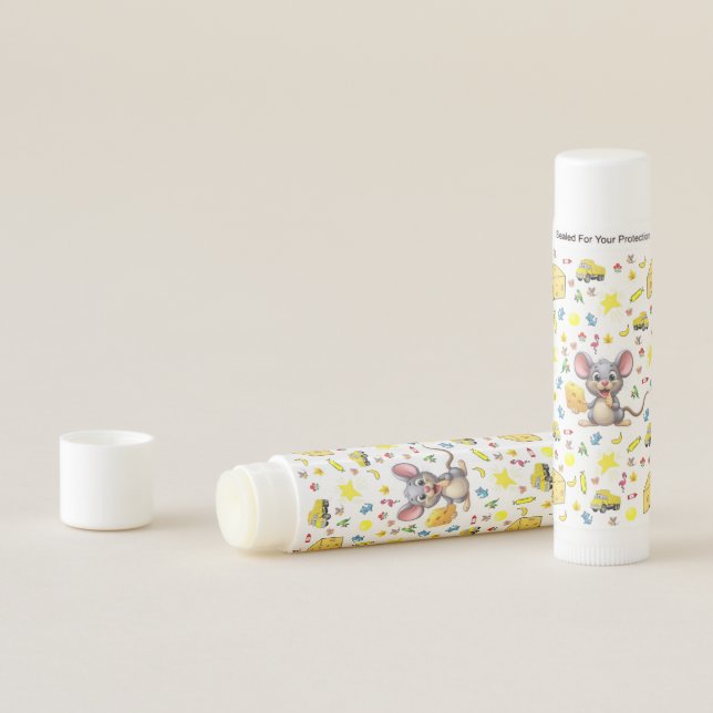 Mouse Yellow Cheese Truck Star Cat Lip Balm (In Situ)