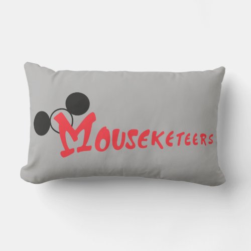Mouseketeers With Ears Lumbar Pillow