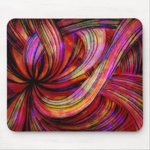 Mousemat Colorful Swirls Customizable Mouse Pad