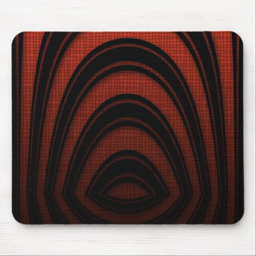 Mousemat Red Maroon Black Abstract Arch Mouse Pad