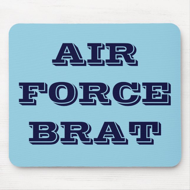 Mousepad Air Force Brat (Front)
