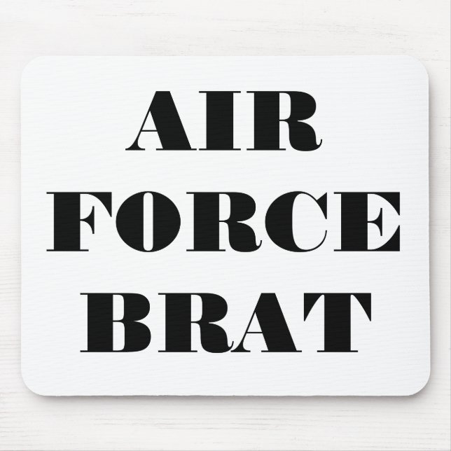 Mousepad Air Force Brat (Front)