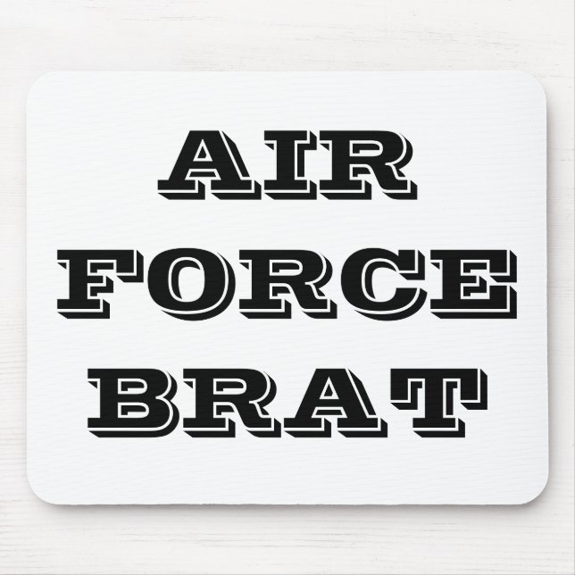 Mousepad Air Force Brat (Front)