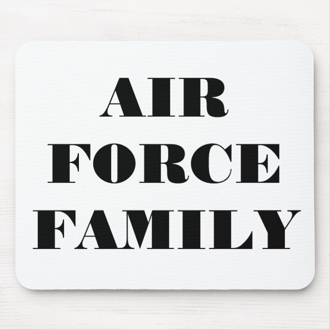 Mousepad Air Force Family (Front)