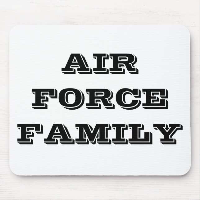 Mousepad Air Force Family (Front)