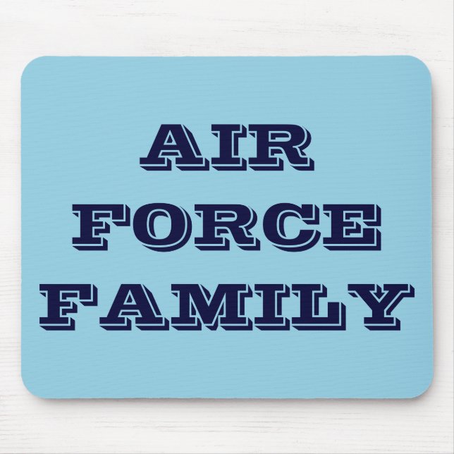Mousepad Air Force Family (Front)