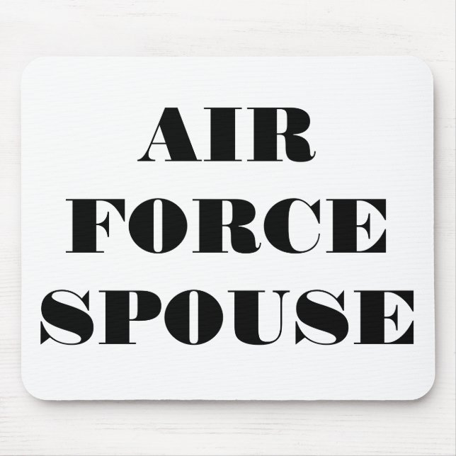 Mousepad Air Force Spouse (Front)