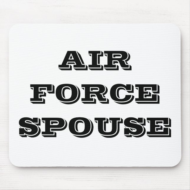 Mousepad Air Force Spouse (Front)