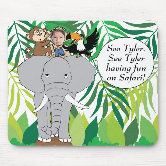 Mousepad "Animal Safari" Personalize (Front)