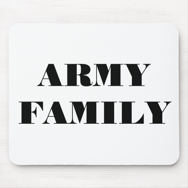 Mousepad Army Family (Front)