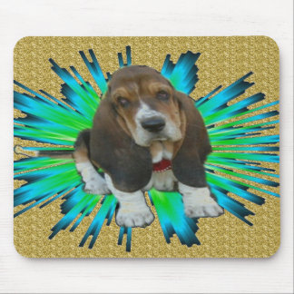 Mousepad Baby Basset Hound Sheldon