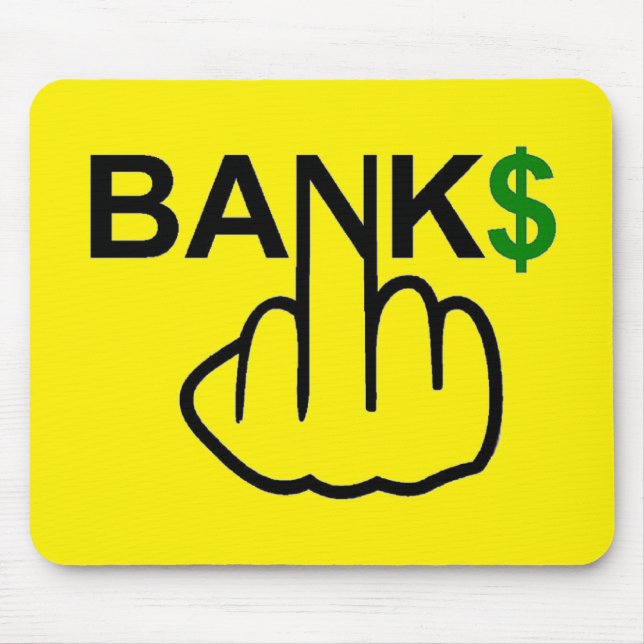 Mousepad Banks Corrupt (Front)