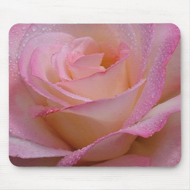 Mousepad Beautiful Pink Rose (Front)