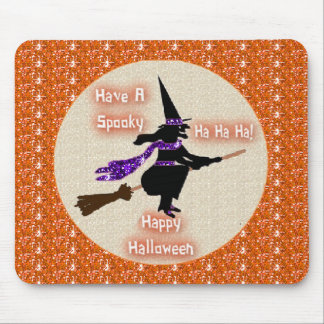 Mousepad Broom Stick Witch